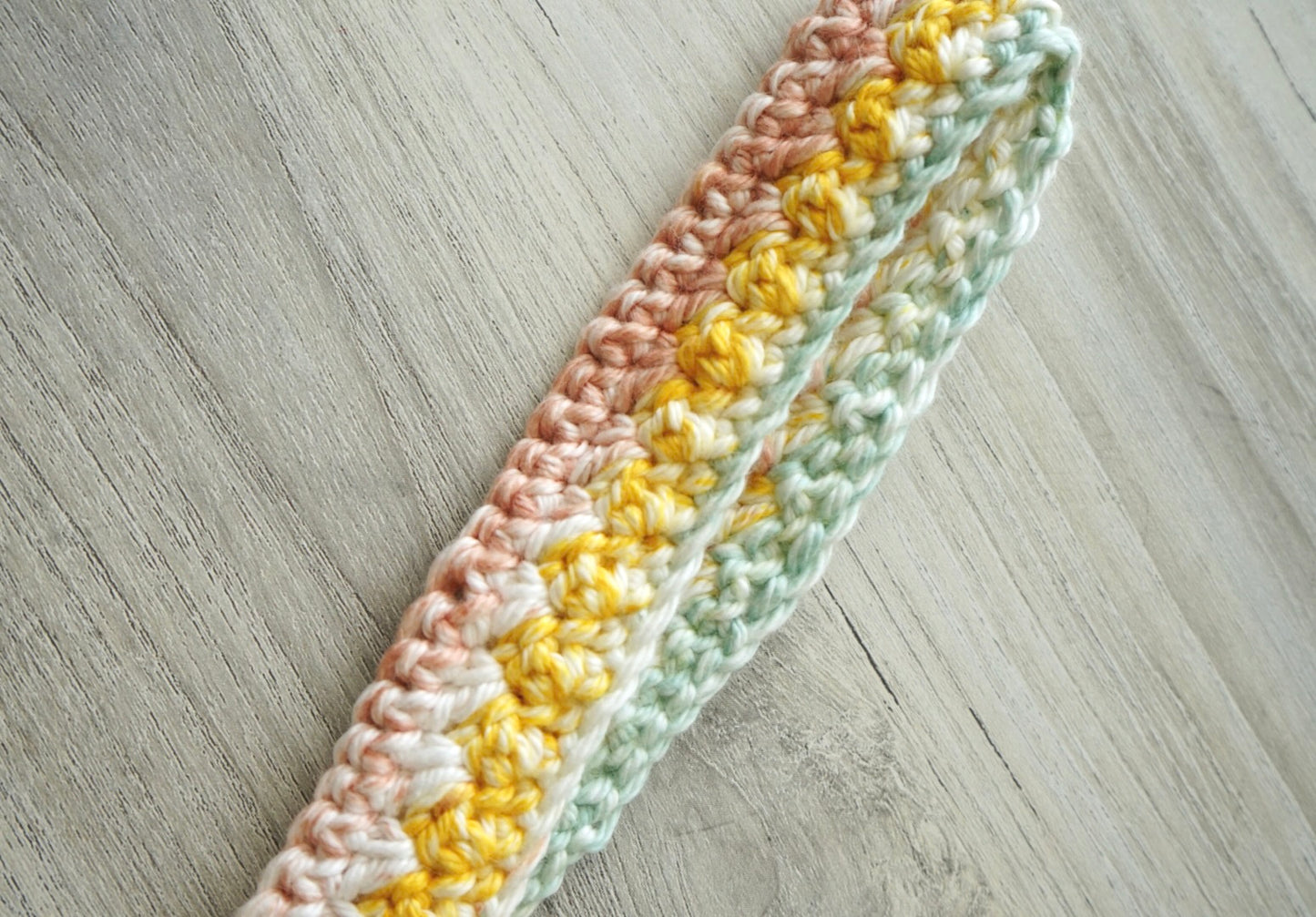 Rainbow Sherbet Wrist Key Lanyard