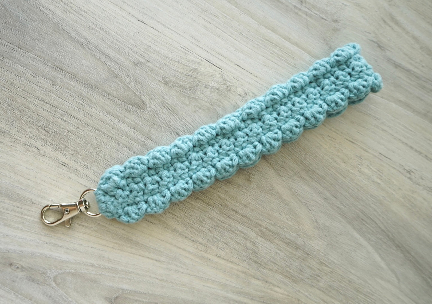 Teal Wrist Lanyard