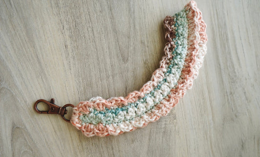Pink Sea Breeze Wrist Lanyard