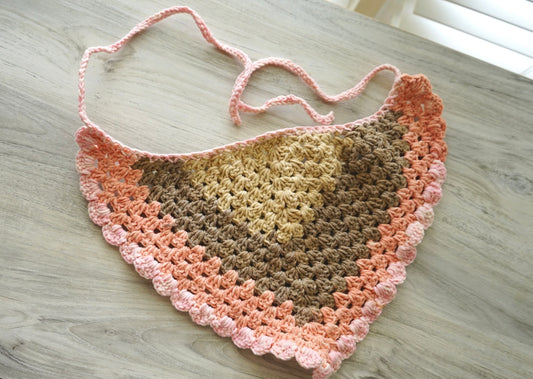 Neapolitan Crochet Head Bandana