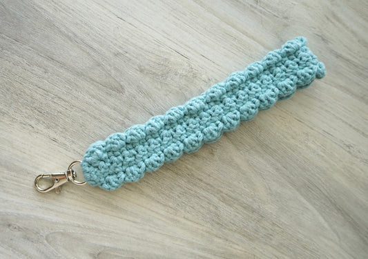 Teal Wrist Lanyard