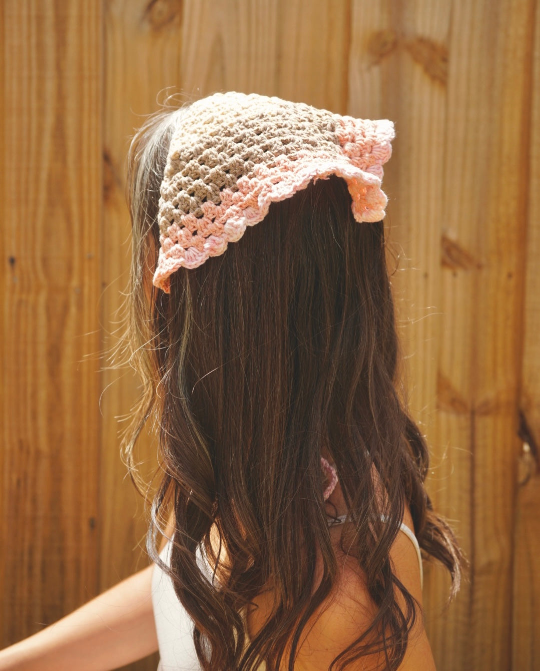Neapolitan Crochet Head Bandana
